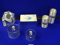 Mirrored Jewellery Box, Trinket Boxes, and Candle