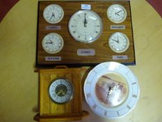 Matchstick Clock, Plate Clock and a Clock with Multiple Dials