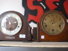 Two Vintage Westminster Chimes Clocks