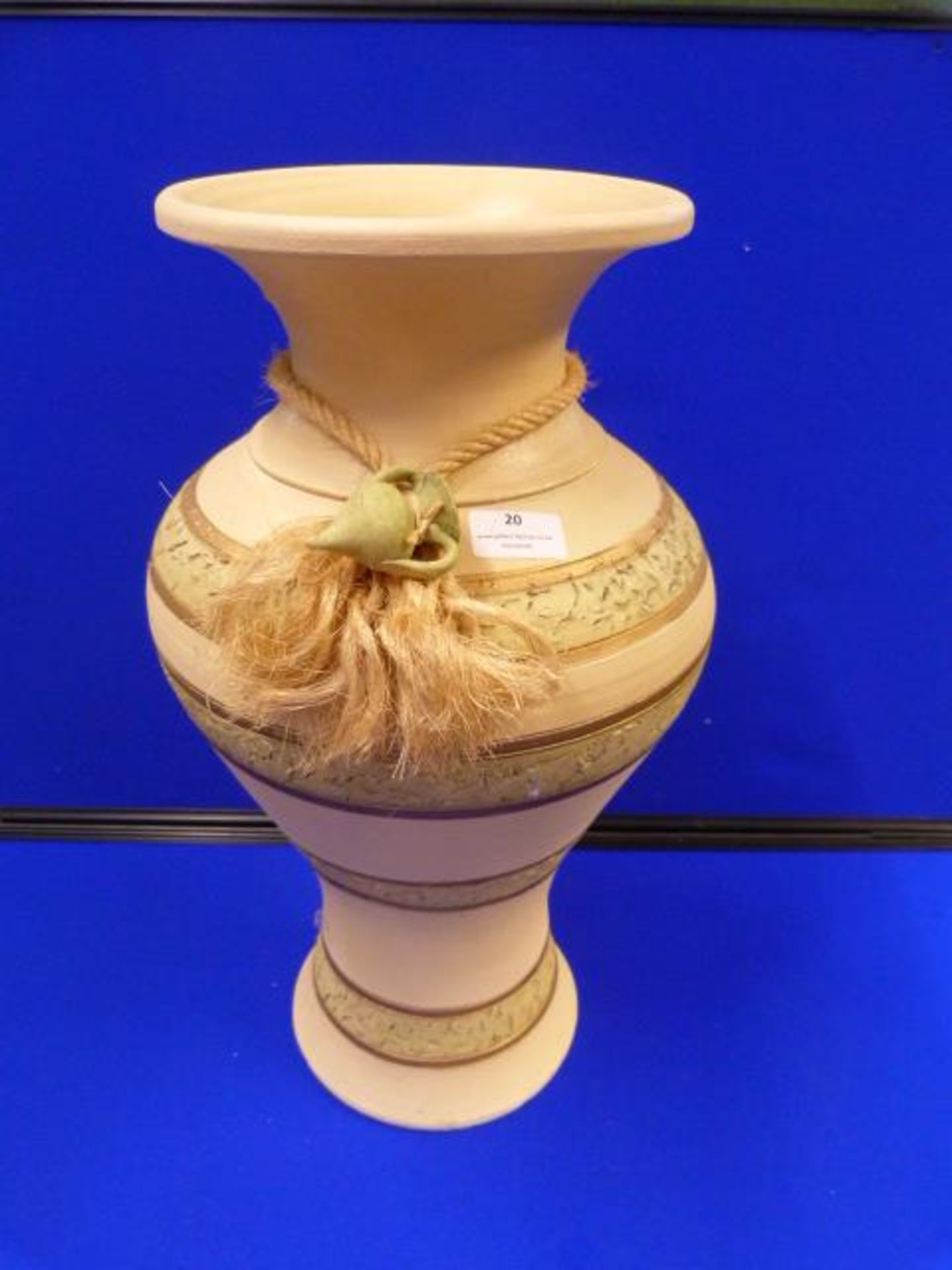 20" Ceramic Vase