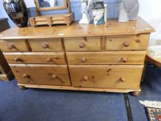 Pine Chest of Eight Drawers