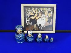 Matryoshka Dolls and a Framed Print