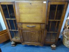 Deco Oak Bureau