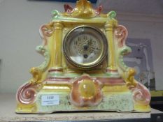Glazed Mantel Clock