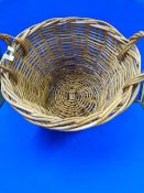 Wicker Log Basket