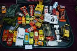 Assorted Playworn Diecast Vehicles Including Dinky