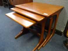 Nest of Three Teak Tables