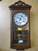 Wood Cased Pendulum Wall Clock