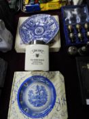 Two Ringtons Collectible Plates and Storage Jar