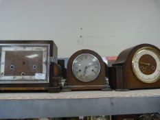 Three Vintage Mantel Clocks