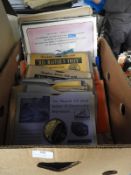 Box of LP and 78rpm Records