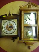 Two Reproduction Wall Clocks