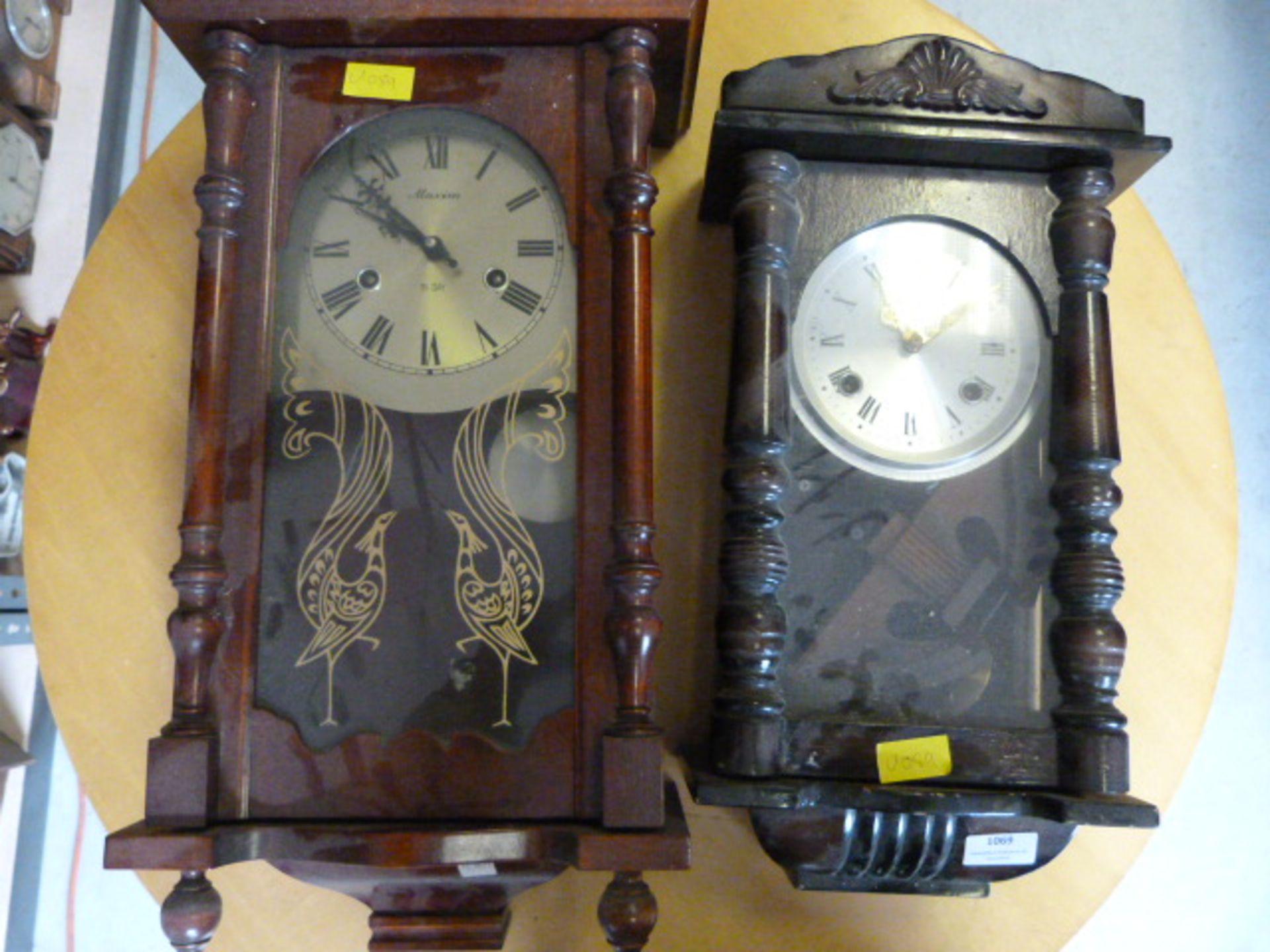 Two Reproduction Wall Clocks