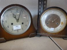 Two Vintage Mantel Clocks