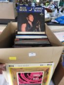 Box of LP Records Including Billy Fury, Marilyn Mo