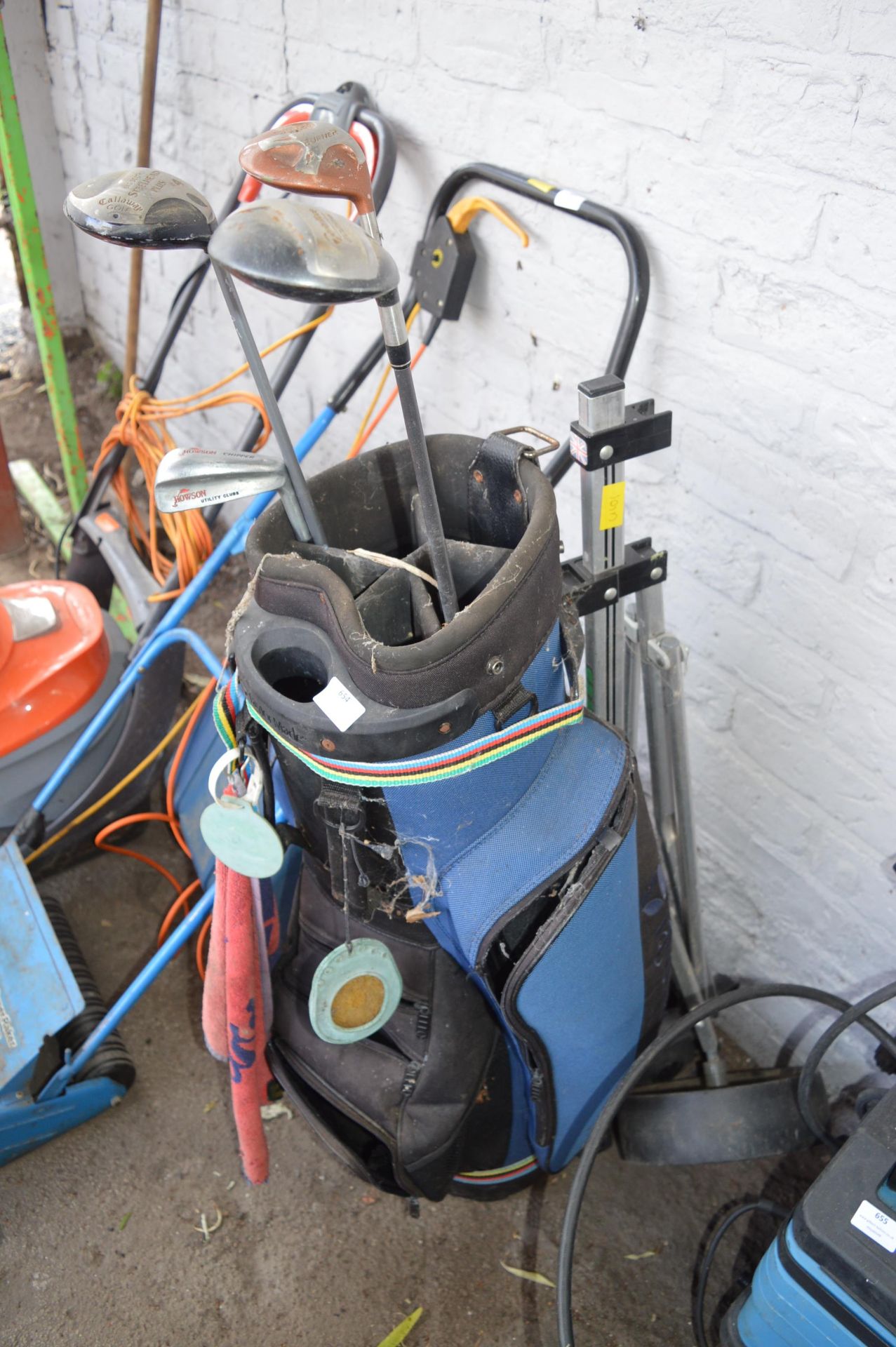 Tailor Made Golf Bag and Trolley with Golf Clubs