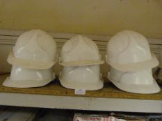 6 White Hardhats