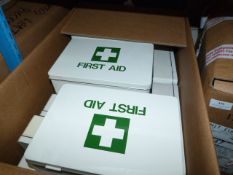 13 White First Aid Boxes