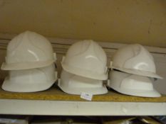 6 White Hardhats