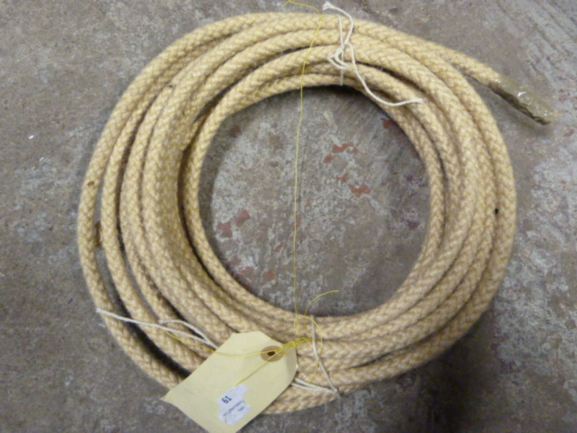 7m Length of Wire Covered with Rope