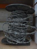 Small Spool of Barbed Wire
