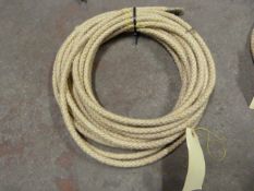 9m Length of Wire Covered with Rope