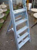 Vintage Four Tread Wooden Steps