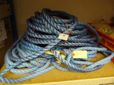 ~65m of Blue Polypropylene Rope (various cut lengt