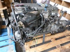 Mercedes 6 Cylinder Petrol Engine with Gearbox