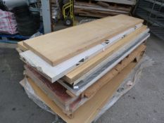 *Seven Assorted Solid Wood Fire Doors and a Polymer Door in Various Sizes and Finishes