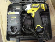 Stanley Fat Max 10.8v Cordless Screwdriver with Ch