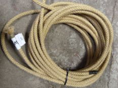 11.5m Length of Wire Covered with Rope