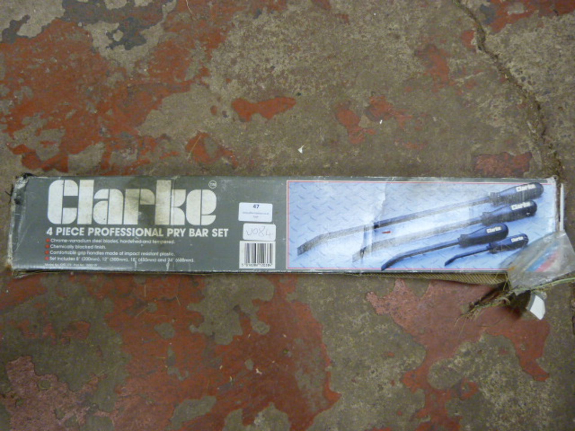 Clarke 4pc Pry Bar Set