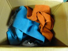 Box of Blue & Orange Fireproof Leather