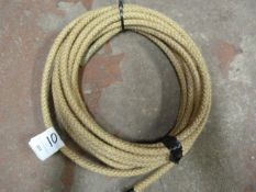 10m Length of Wire Covered with Rope