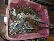 Box of Assorted Combination and Open Ended Spanner