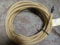 8m Length of Wire Covered with Rope