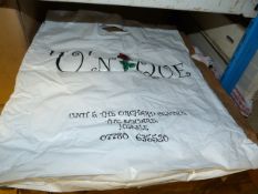 Box of Printed Plastic Carrier Bags