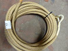 12m Length of Wire Covered with Rope