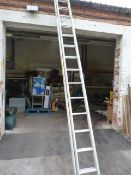 32 Rung Double Extending Aluminium Ladder