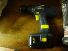 14.4v Cordless Drill with Charger