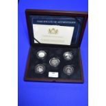 65th Coronational Anniversary Silver Proof 50p Coin Set