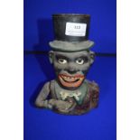 Reproduction Cast Iron Moneybox - Ethnic Figure