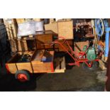 Colwood Inter Row General Cultivator with Villers Engine and Seated Wooden Trailer