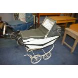 Vintage Toy Pram with Wooden Body