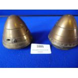 Two Artillery Shell Timers/Fuses