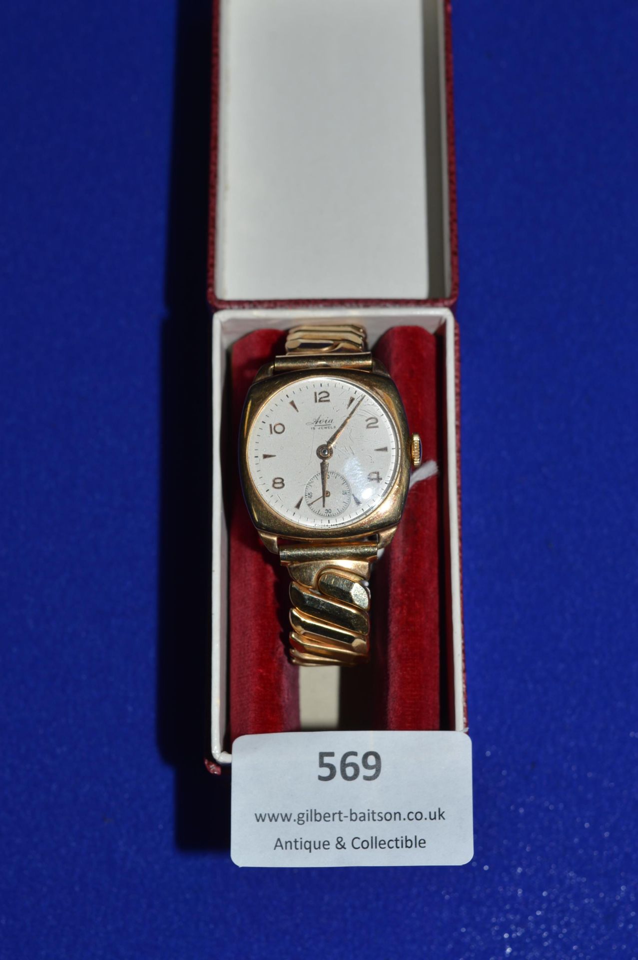 Ladies Avia 9k Gold Fifteen Jewellery Wristwatch