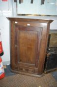 Georgian Mahogany Corner Cupboard