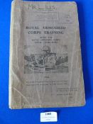 Royal Armoured Corps Training Manual - Signal Instructors 1966
