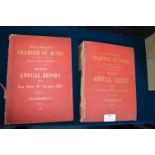 Two Editions of the South African Chambers of Mines Annual Report 1895 and 1896
